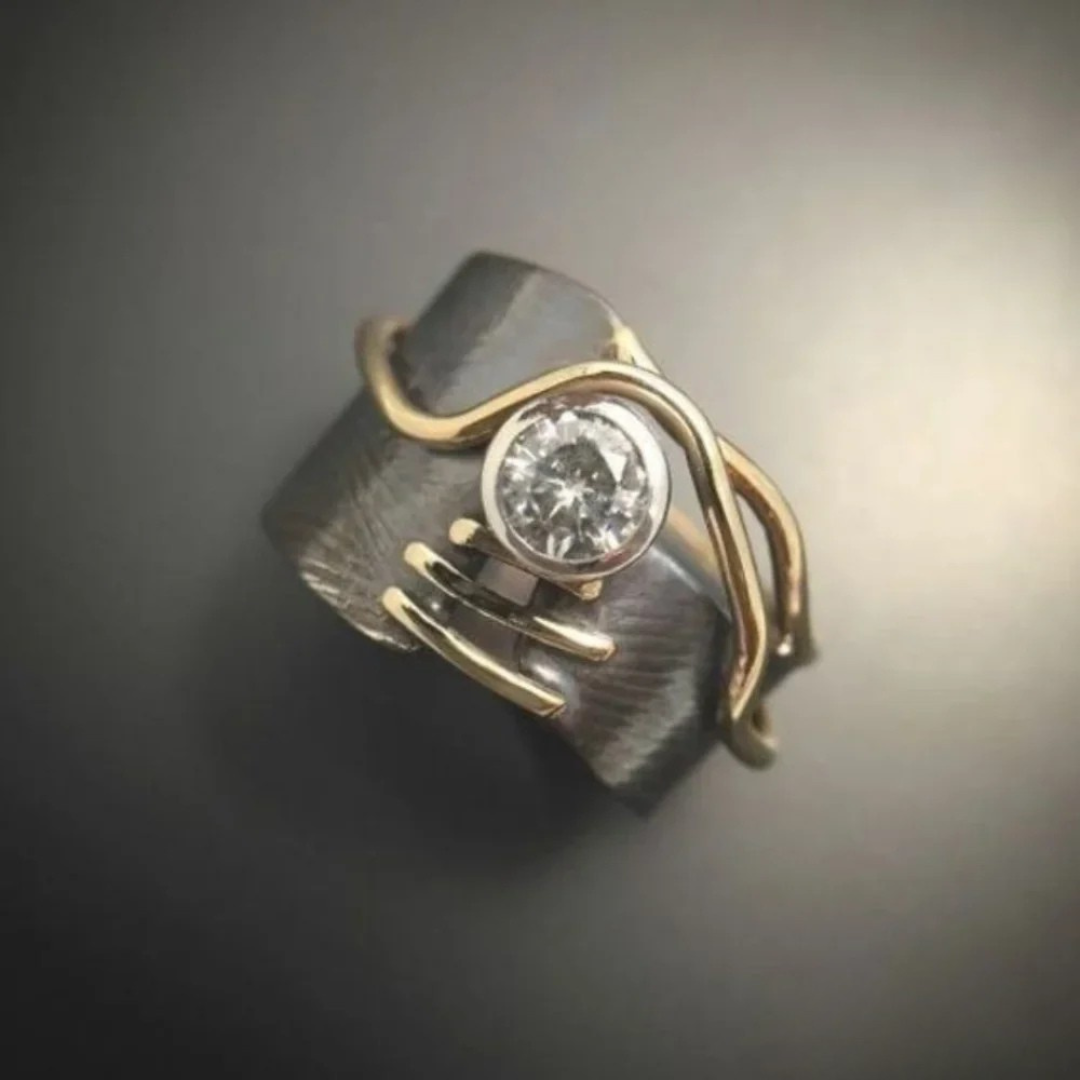 Antique Silver Shine Ring