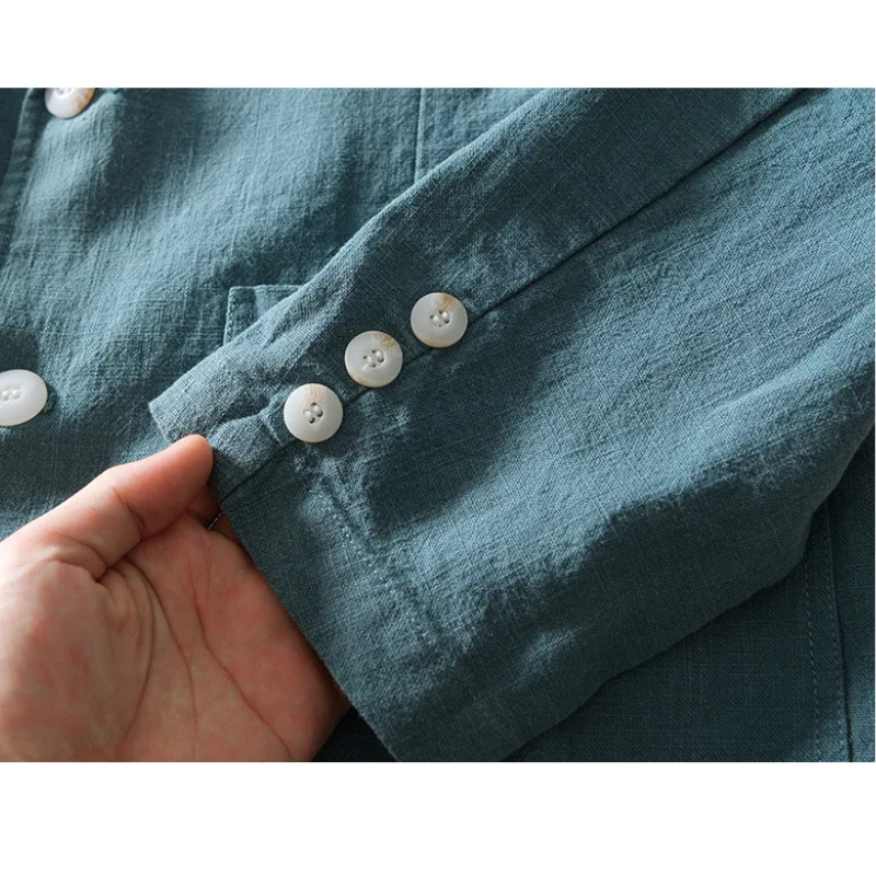 Men's Linen Blazer for Smart-Casual Events