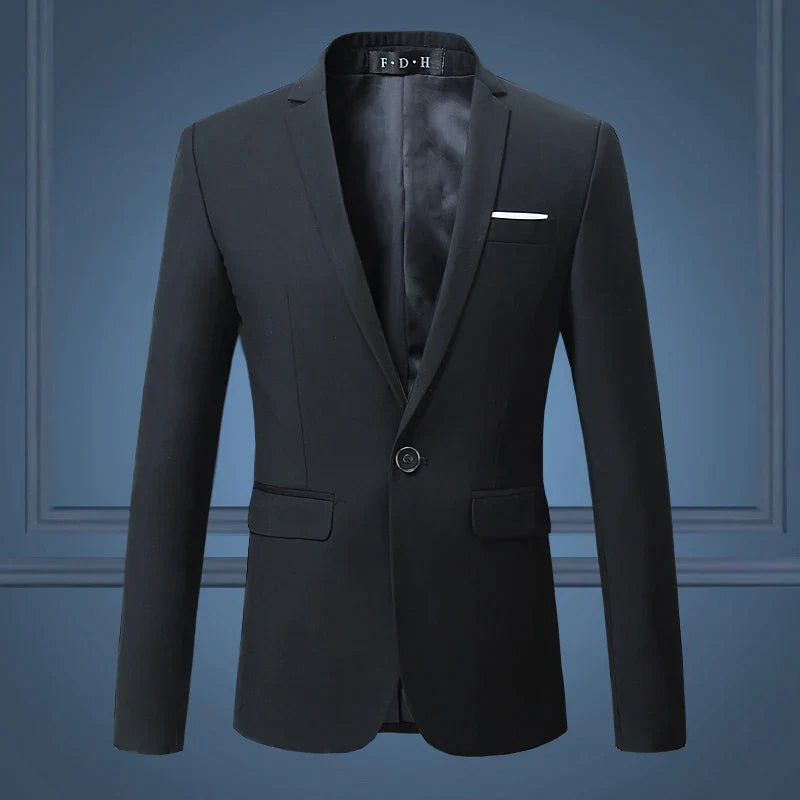 Men's Classic Blazer Jacket for Formal Events