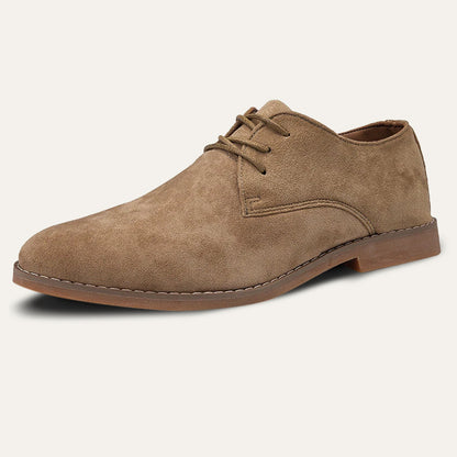 Men’s Suede Lace-Up Dress Shoes for Weddings and Formal Events