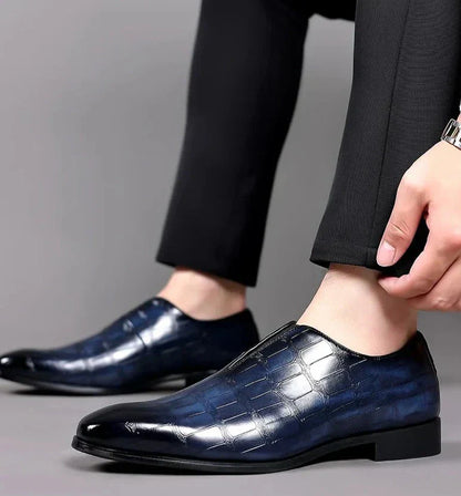 Men's Classic Patterned Dress Shoes for Formal Events