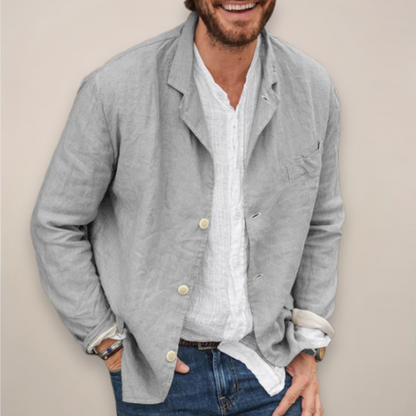 Men's Linen Blazer Jacket – Effortless Style for Any Occasion