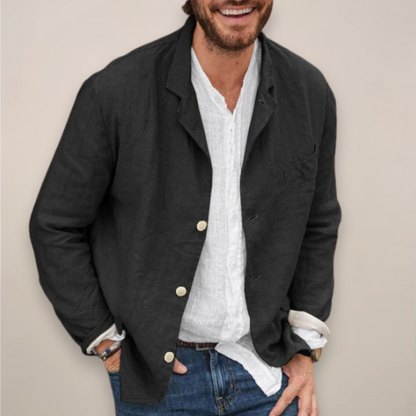 Men's Linen Blazer Jacket – Effortless Style for Any Occasion