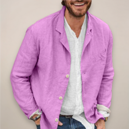 Men's Linen Blazer Jacket – Effortless Style for Any Occasion