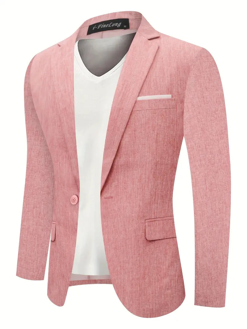 Men’s Vintage Style Blazer for Smart-Casual Events