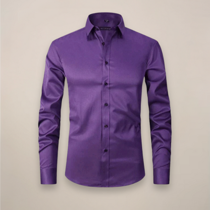 Men's Long-Sleeved Shirt – Wrinkle-Free Fabric for Any Occasion