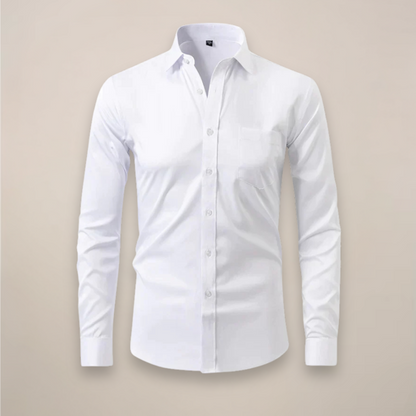 Men's Long-Sleeved Shirt – Wrinkle-Free Fabric for Any Occasion