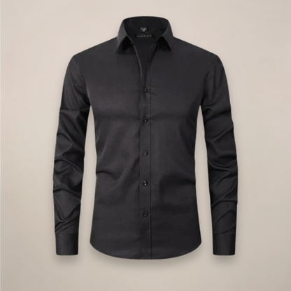 Men's Long-Sleeved Shirt – Wrinkle-Free Fabric for Any Occasion