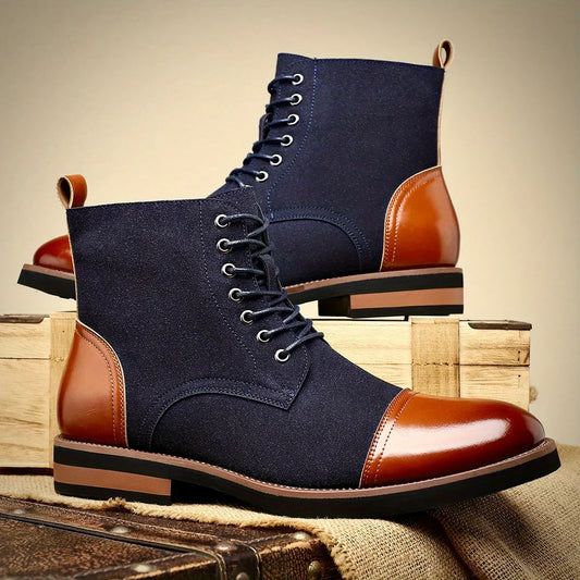 Men’s Modern Oxford Boots – Stylish Footwear for Any Occasion