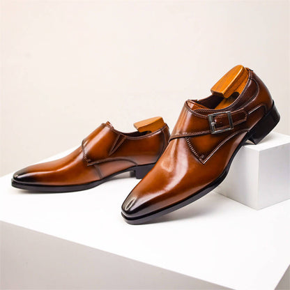 Men’s Monk Strap Dress Shoes - Classic Style for Formal Events