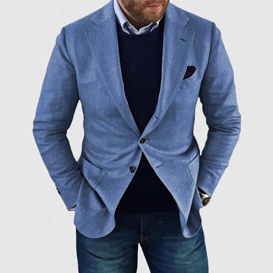 Men's Smart Two-Button Blazer for Events