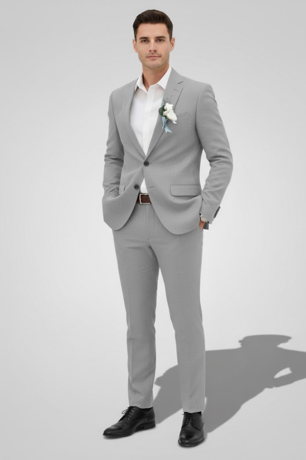 Men's Slim Fit Suit Set for Weddings & Formal Events