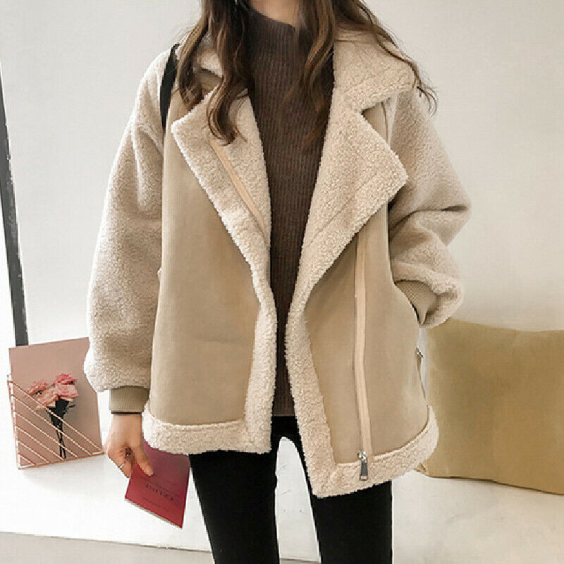 Women's Suede Zip Jacket for Chic Layering