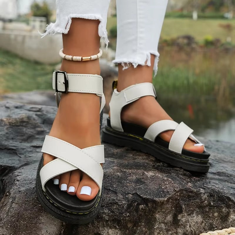 Chic Women's Platform Wedge Sandals for Summer Outings
