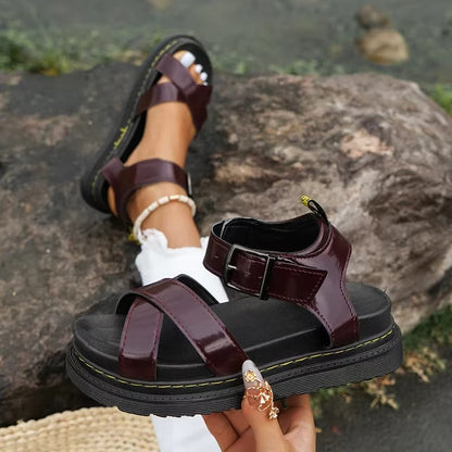 Chic Women's Platform Wedge Sandals for Summer Outings