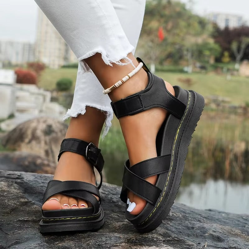 Chic Women's Platform Wedge Sandals for Summer Outings
