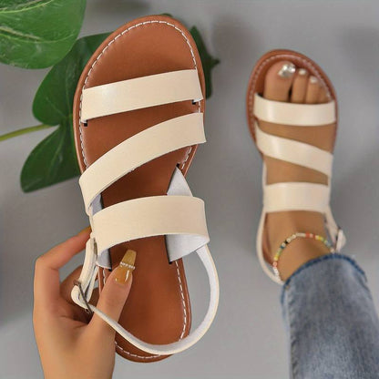 Chic Women's Three-Strap Summer Sandals for Every Occasion