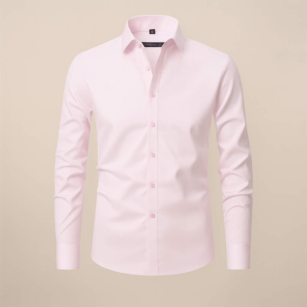 Men's Long-Sleeved Shirt – Wrinkle-Free Fabric for Any Occasion