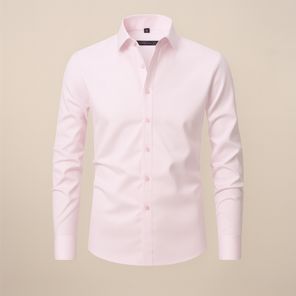 Men's Long-Sleeved Shirt – Wrinkle-Free Fabric for Any Occasion